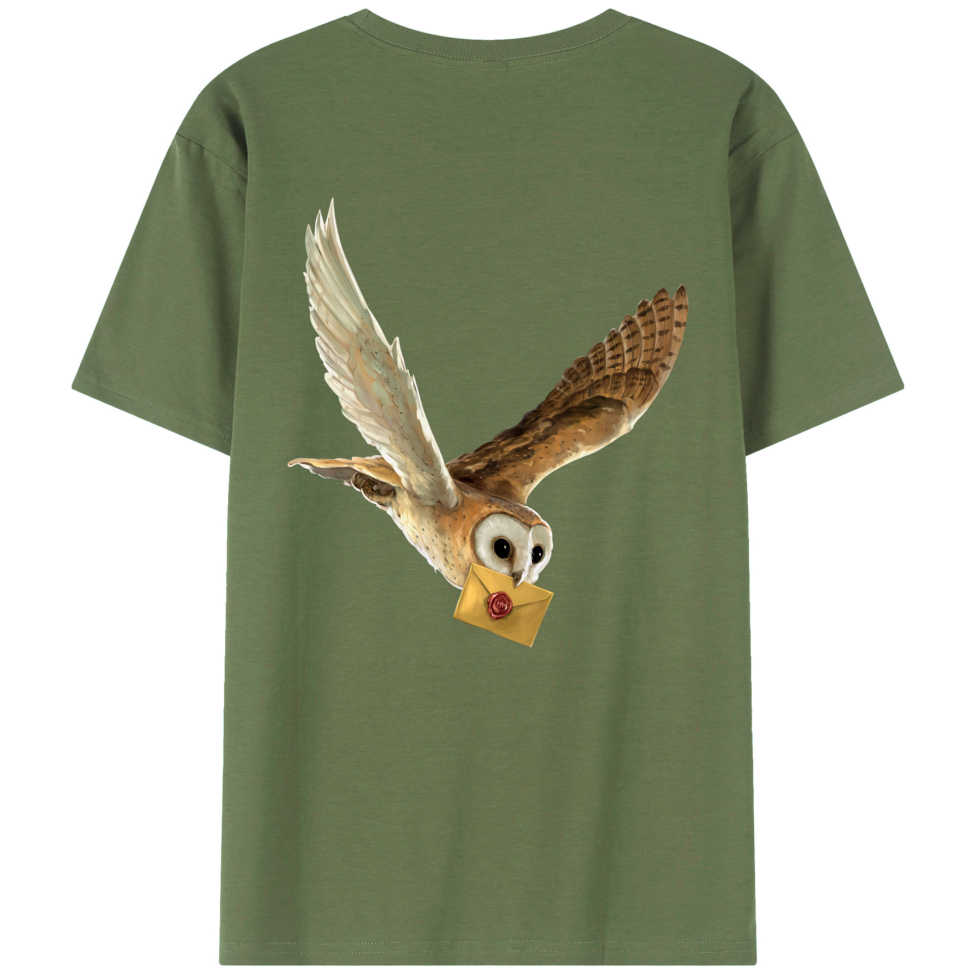 （画像用） Harry Potter ハリー・ポッターシリーズ 綿100％ メンズ半袖Tシャツ（バックプリント） 通気性